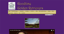 Desktop Screenshot of goodtimegoldenretrievers.com